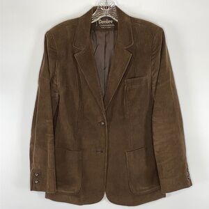 Vintage Danlee Outerwear Brown Corduroy Jacket  70's